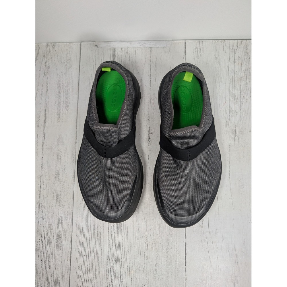 Oofos OOmg Low Recovery Shoes Gray Black Slip On Sneakers W5 EU 36 Q3-7312020-6